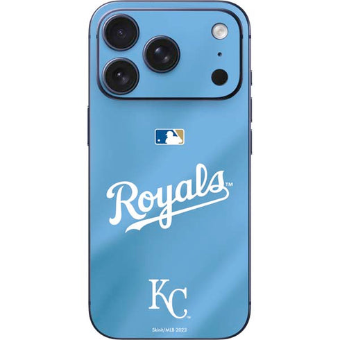 MLB Kansas City Royals Jersey Alternate iPhone 17 Pro Skin